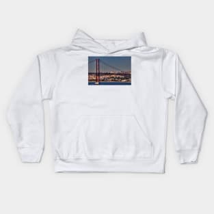 The 25 de Abril Bridge - 1 © Kids Hoodie